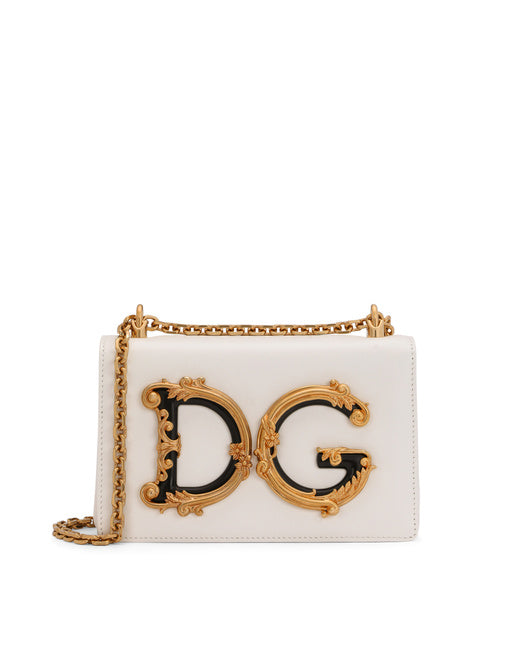 NAPPA LEATHER DG GIRLS SHOULDER BAG
