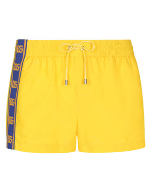SHORT SWIM TRUNKS WITH DG LOGO BAND