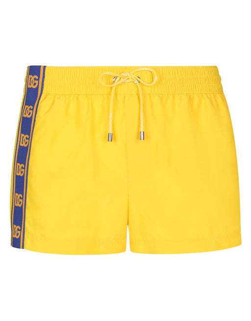 SHORT SWIM TRUNKS WITH DG LOGO BAND