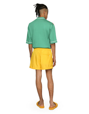 POLO-SHIRT WITH CARRETTO-PRINT PANEL