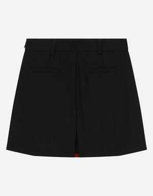 WOOL SKORTS WITH DECORATIVE BUTTONS