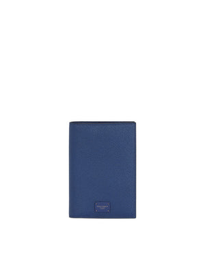 DAUPHINE CALFSKIN PASSPORT HOLDER WITH BRANDED TAG