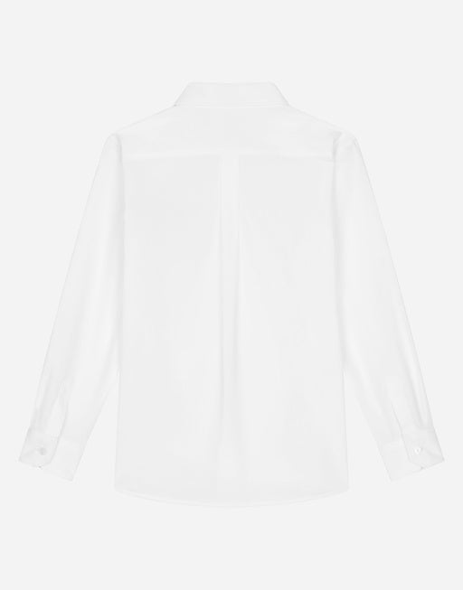 LONG-SLEEVED COTTON SHIRT WITH EMBROIDERY