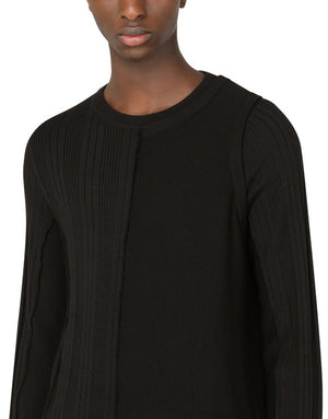 COTTON ROUND-NECK SWEATER