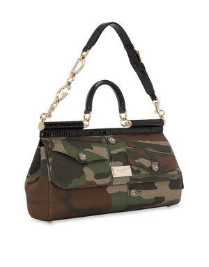 CAMOUFLAGE PATCHWORK SICILY BAG