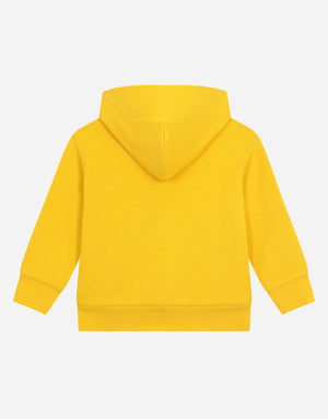 JERSEY HOODIE WITH DG LOGO EMBROIDERY
