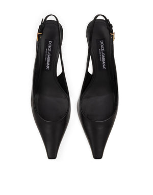 NAPPA LEATHER SLINGBACKS