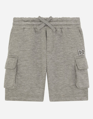 JERSEY CARGO SHORTS WITH DG LOGO