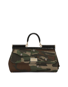 CAMOUFLAGE PATCHWORK SICILY BAG