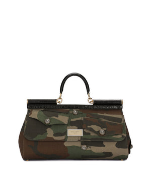 CAMOUFLAGE PATCHWORK SICILY BAG