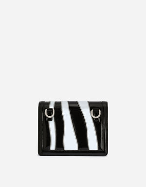 PATCHWORK ZEBRA-DESIGN 3.5 CROSSBODY BAG