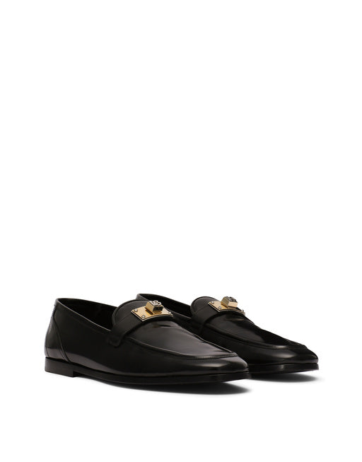 BRUSHED CALFSKIN LOAFERS
