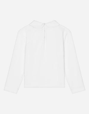 JERSEY T-SHIRT WITH DG LOGO EMBROIDERY