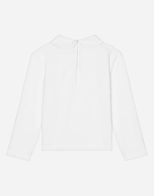 JERSEY T-SHIRT WITH DG LOGO EMBROIDERY