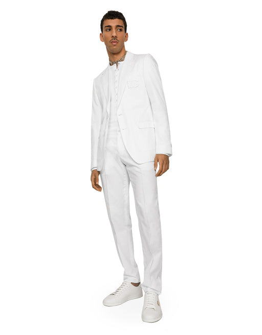 COTTON GABARDINE PANTS