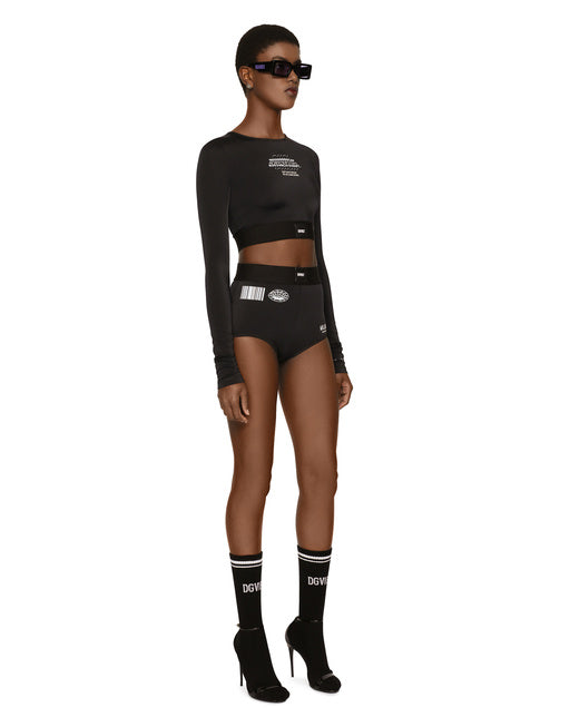 LONG-SLEEVED SPANDEX JERSEY TOP DGVIB3