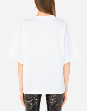 JERSEY T-SHIRT WITH 90 SUPERMODEL PRINT