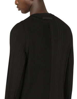 COTTON ROUND-NECK SWEATER