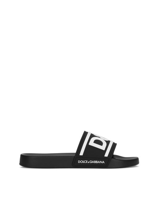SLIDE RUBBER BEACHWEAR WITH DG LOGO