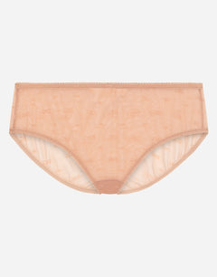 JACQUARD TULLE BRIEFS