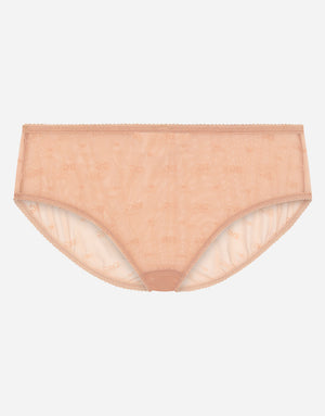JACQUARD TULLE BRIEFS