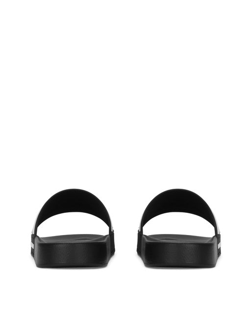 SLIDE RUBBER BEACHWEAR WITH DG LOGO