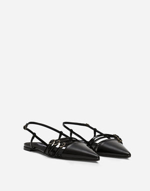 PATENT LEATHER SLINGBACKS