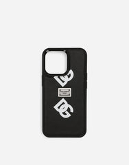 CALFSKIN IPHONE 13 PRO COVER WITH ALL-OVER DG PRINT