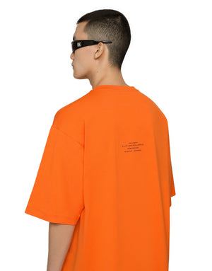 COTTON JERSEY T-SHIRT WITH DGVIB3 PRINT AND LOGO