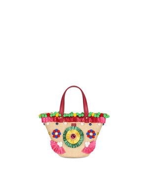 WOVEN RAFFIA COFFA BAG