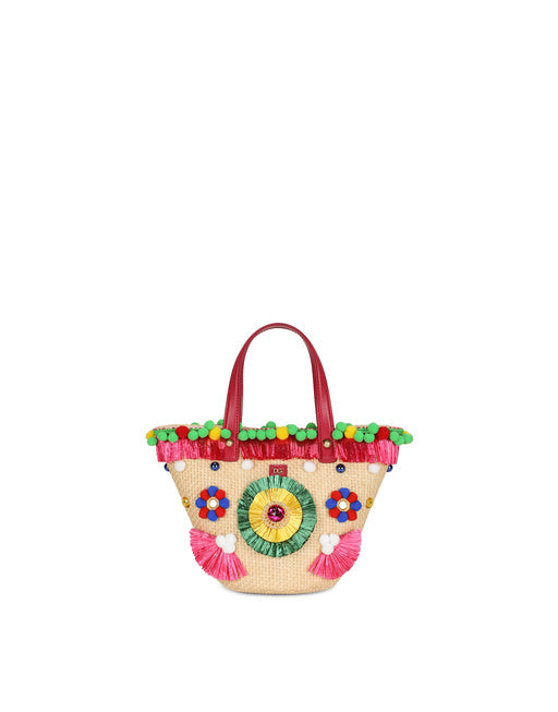 WOVEN RAFFIA COFFA BAG