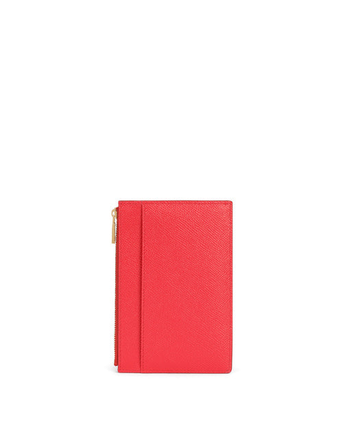 LARGE VERTICAL DAUPHINE CALFSKIN CREDIT CARD HOLDER