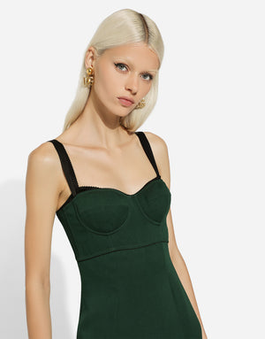 CHARMEUSE CORSET DRESS