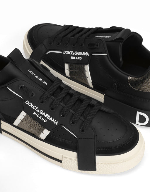 CALFSKIN 2.ZERO CUSTOM SNEAKERS WITH CONTRASTING DETAILS