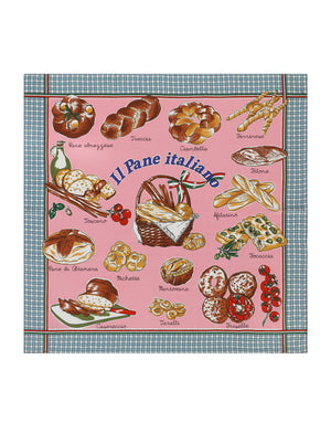 WINE-PRINT TWILL SCARF (70 X 70)