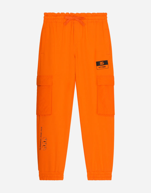 JERSEY CARGO-STYLE JOGGING PANTS