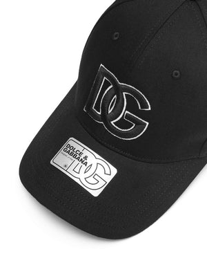 COTTON BASEBALL CAP WITH DG EMBROIDERY