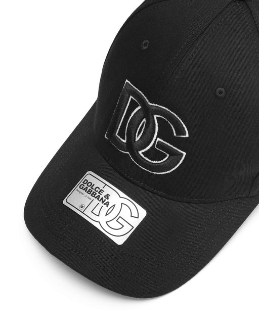 COTTON BASEBALL CAP WITH DG EMBROIDERY