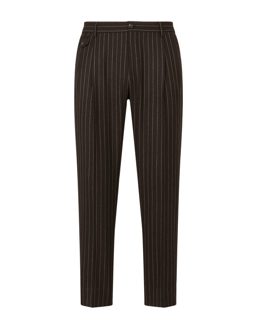 PINSTRIPE WOOL PANTS