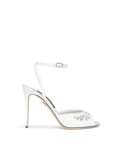 EMBROIDERED NAPPA LEATHER SANDALS