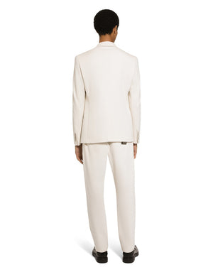 SINGLE-BREASTED STRETCH JERSEY JACKET