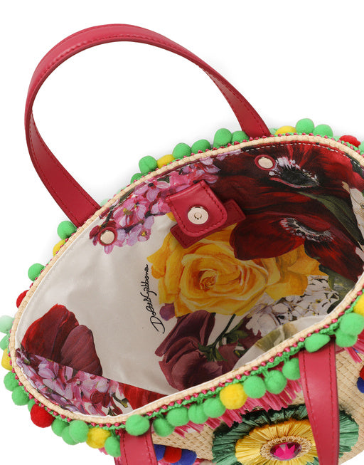WOVEN RAFFIA COFFA BAG