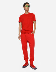 T-SHIRT WITH EMBOSSED DOLCE&GABBANA TAG