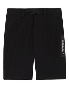 DRILL SHORTS WITH LOGO TAPE