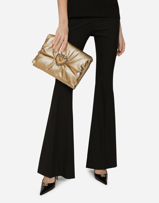 MEDIUM FOILED CALFSKIN DEVOTION SOFT BAG