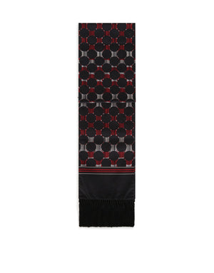 COTTON SCARF WITH POLKA-DOT PRINT