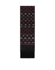 COTTON SCARF WITH POLKA-DOT PRINT