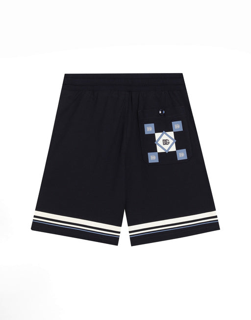 PRINTED PIQUÉ SHORTS