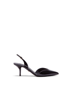 POLISHED CALFSKIN SLINGBACKS