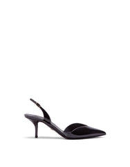 POLISHED CALFSKIN SLINGBACKS